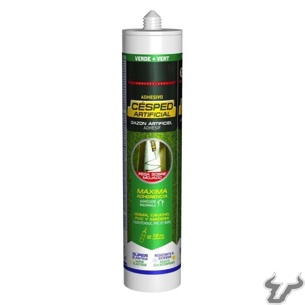Cartucho de adhesivo para montaje y reparación de césped artificial 290 ml